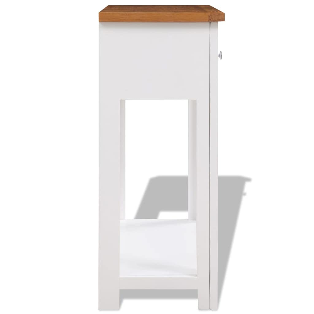 Console Table Side Table Entryway Table Solid Oak Wood A784