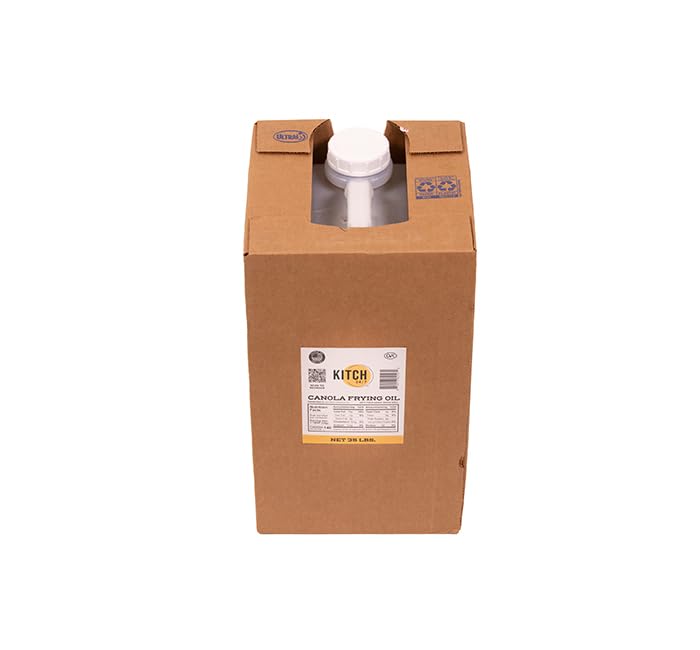 Canola Frying Oil 35 Lb High Smoke Point Bulk Cooking Oil P64351