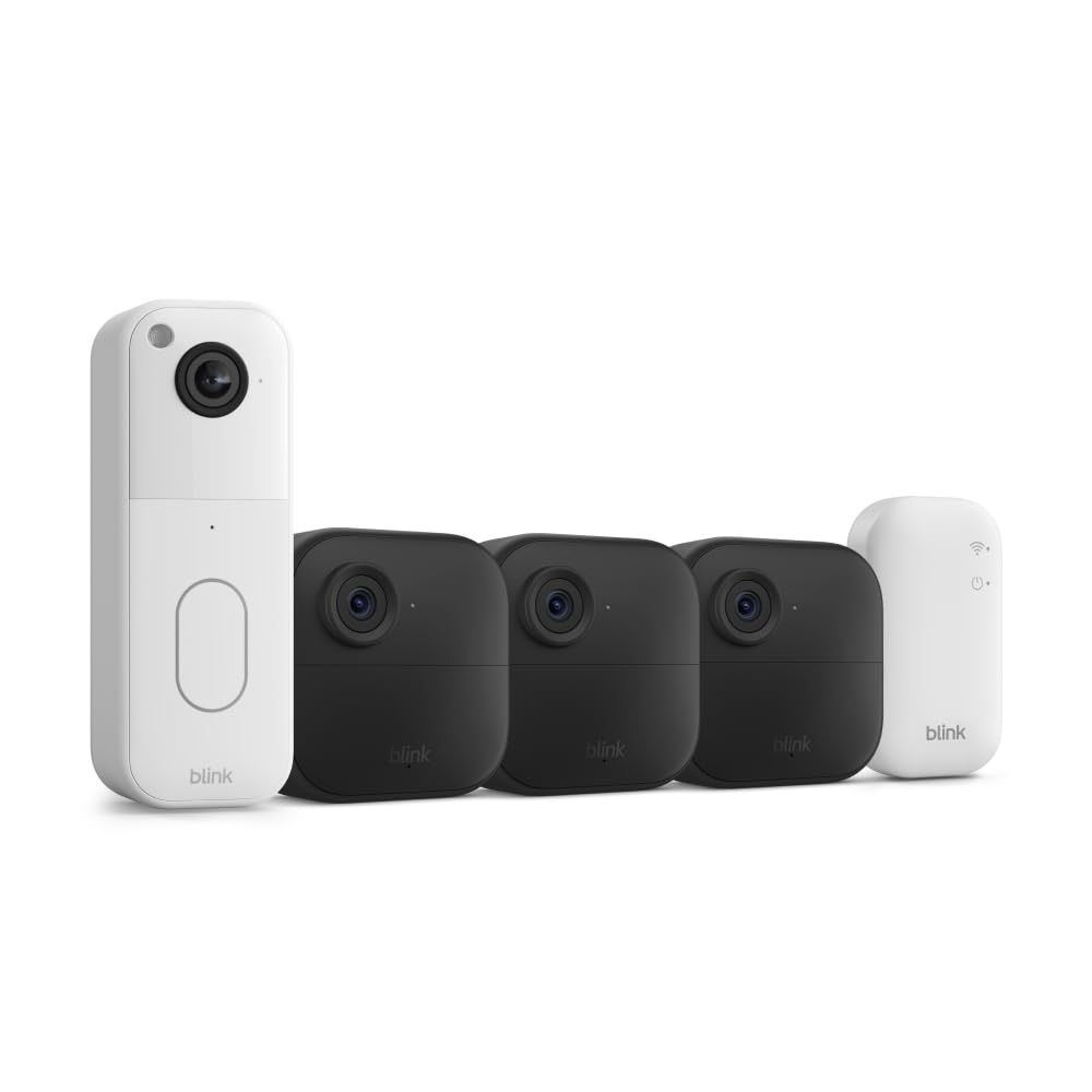 Wireless Smart Security Camera System with Video Doorbell W1140
