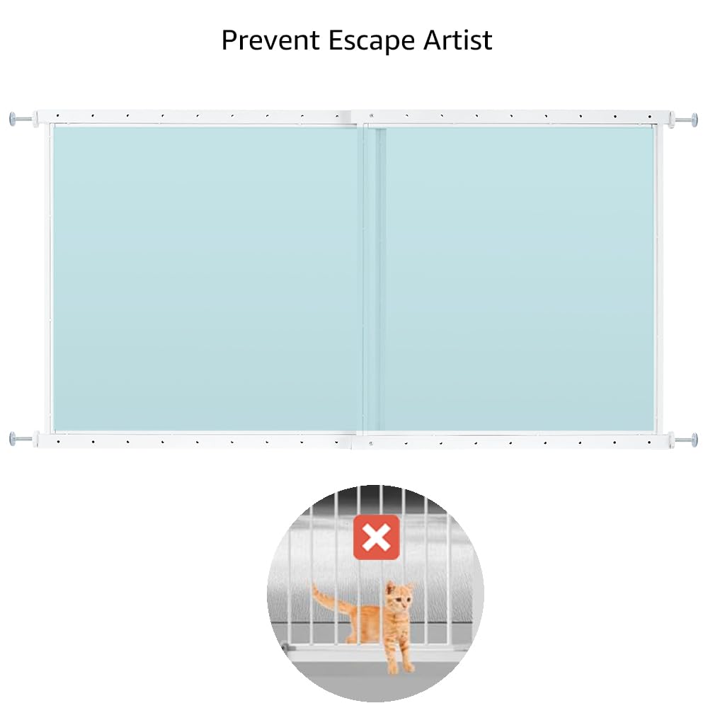 Clear Pet Window Guard, 29" Tall Acrylic Safety Barrier A2289