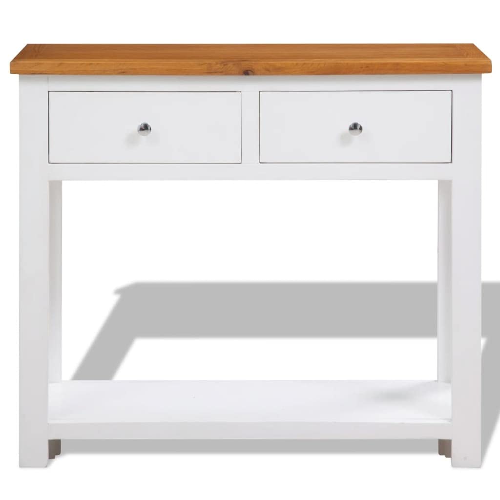 Console Table Side Table Entryway Table Solid Oak Wood A784