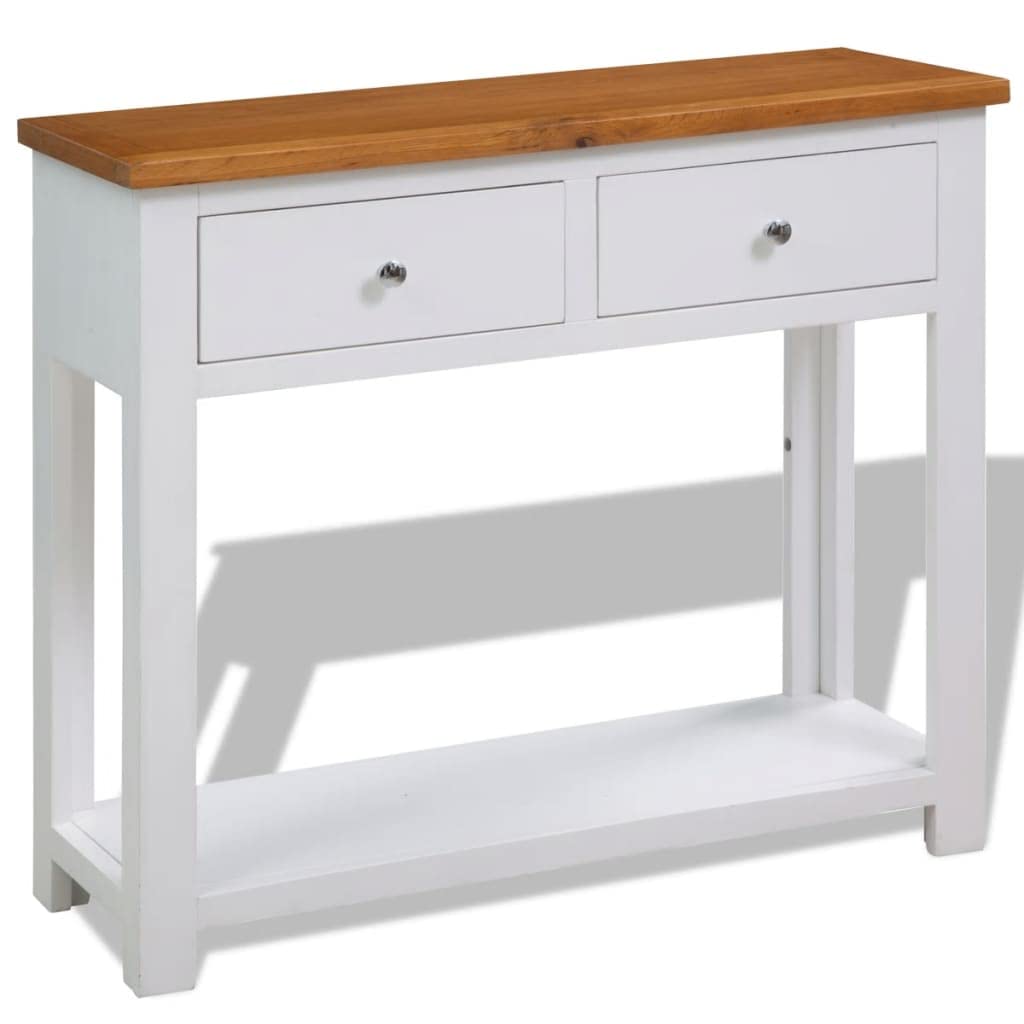 Console Table Side Table Entryway Table Solid Oak Wood A784