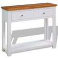 Console Table Side Table Entryway Table Solid Oak Wood A784