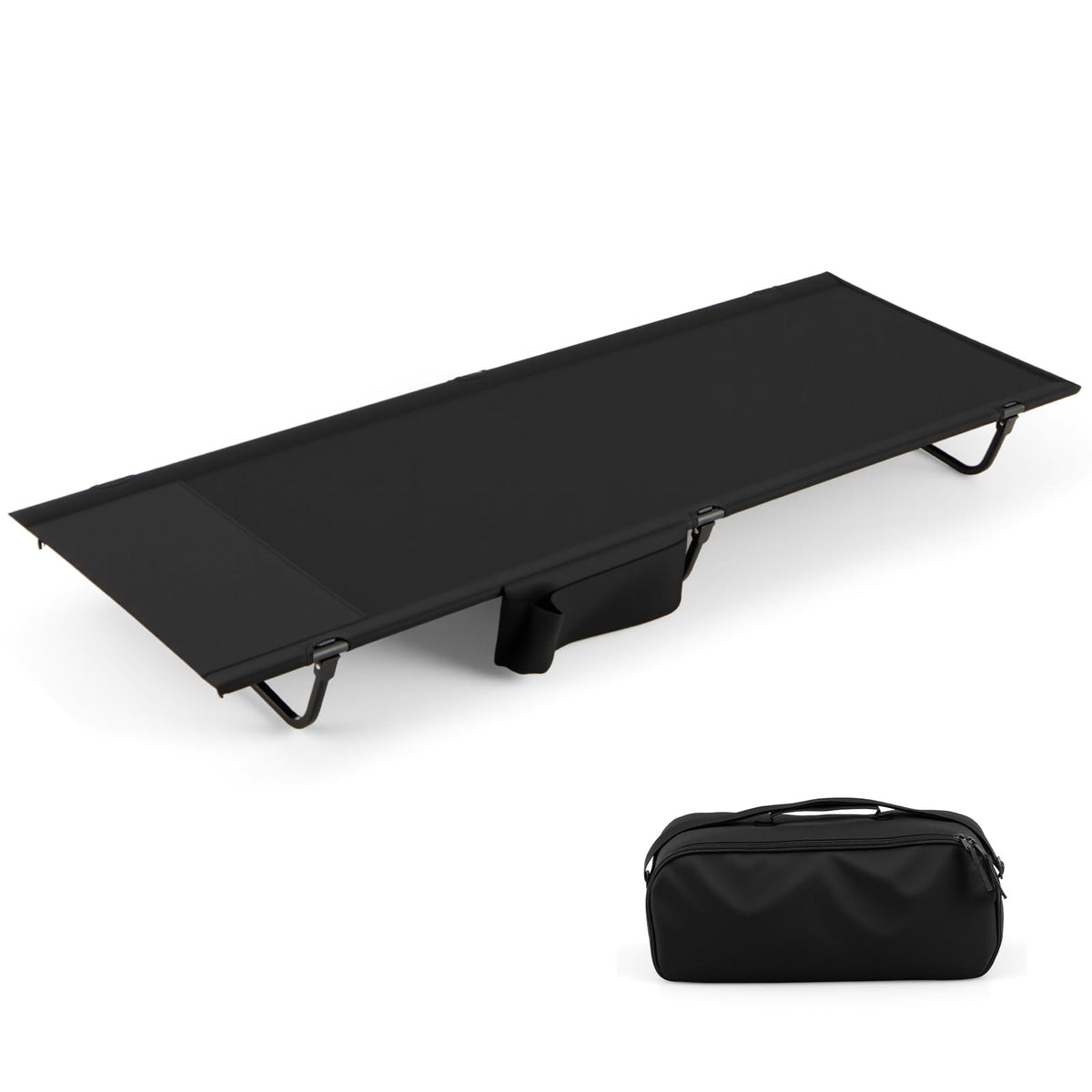 Folding Camping Cot with Carrying Bag & Side Pocket R720