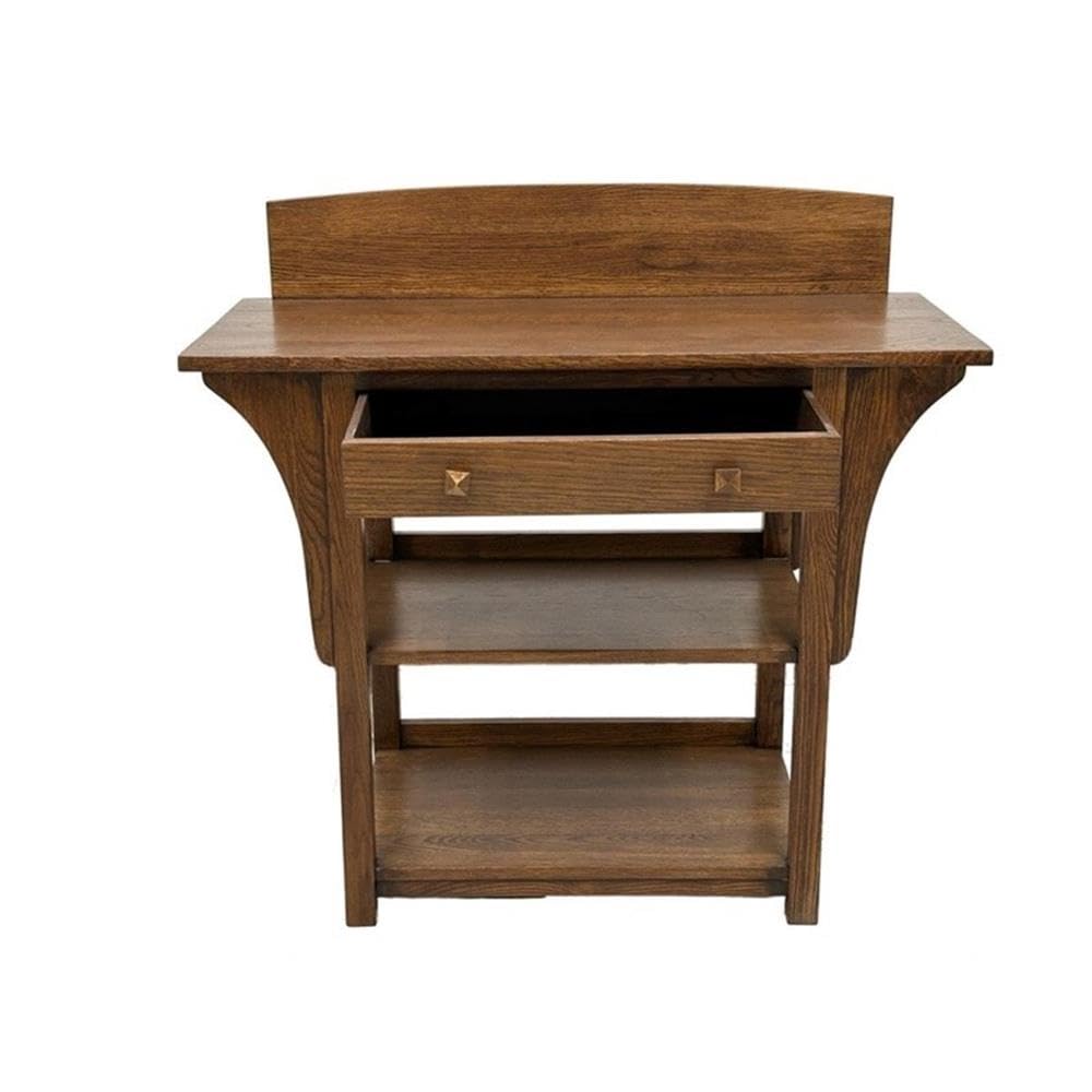White Oak 2 Drawer Sideboard Console Table L296241
