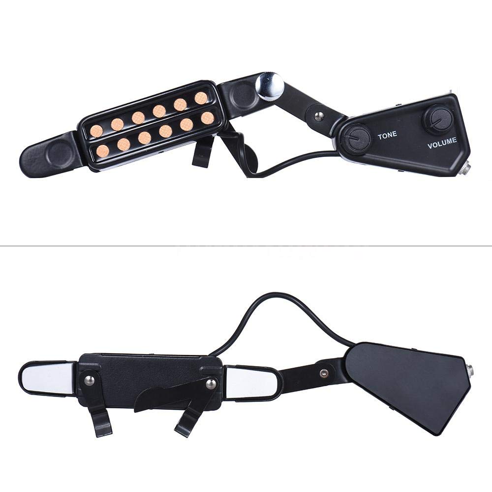12 SoundHole Acoustic Guitar Pickup with Tone and Volume Control N28909
