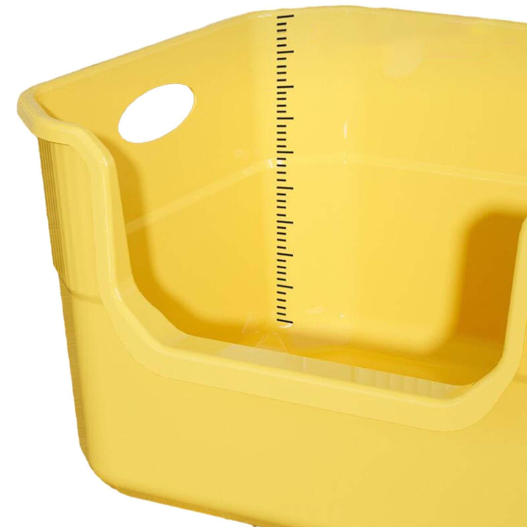 Open Top Cat Litter Tray with Frame PP V36606