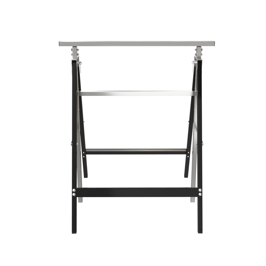 Heavy Duty Steel Sawhorse Brackets 2 Pack Adjustable Folding 330 lbs Capacity V4710