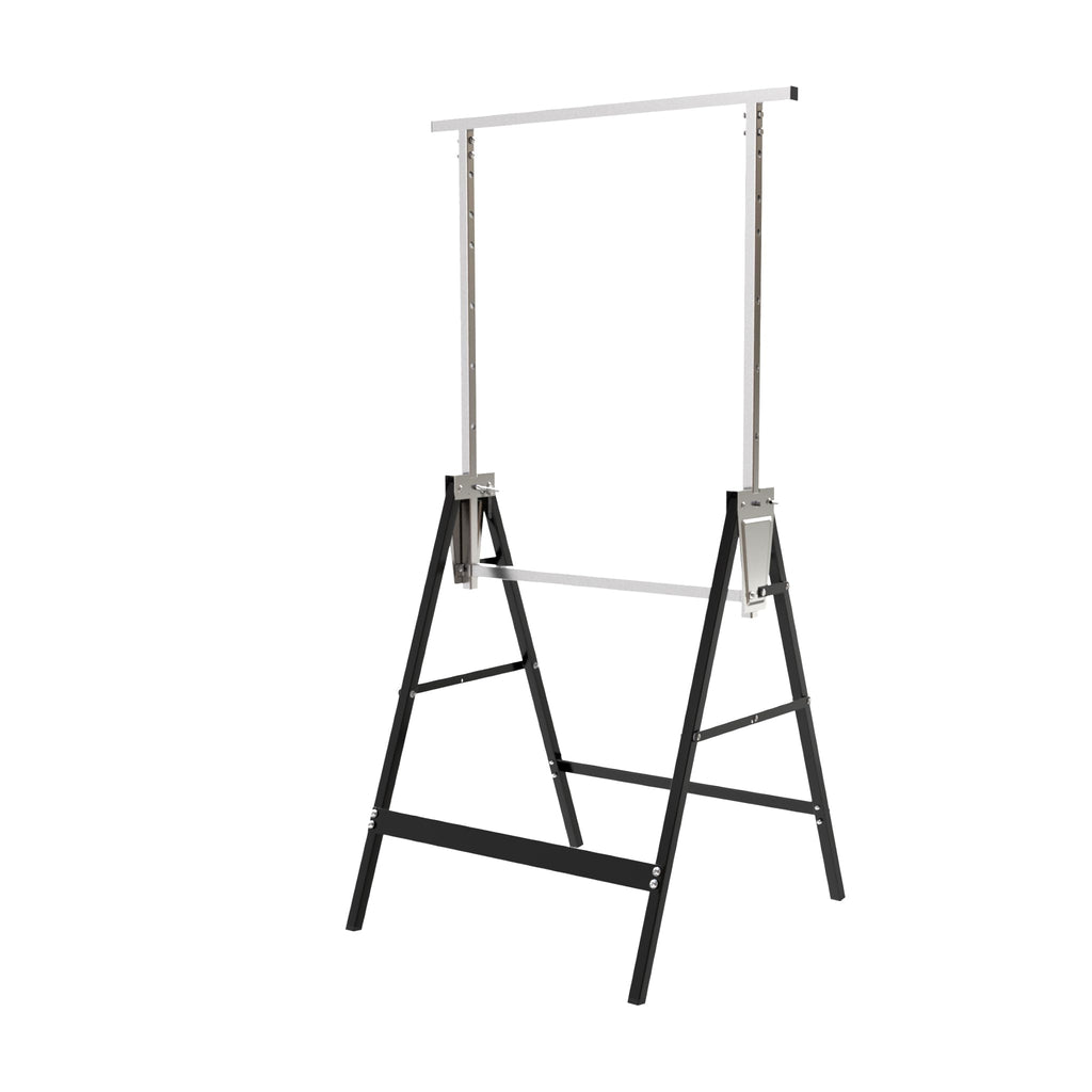Heavy Duty Steel Sawhorse Brackets 2 Pack Adjustable Folding 330 lbs Capacity V4710
