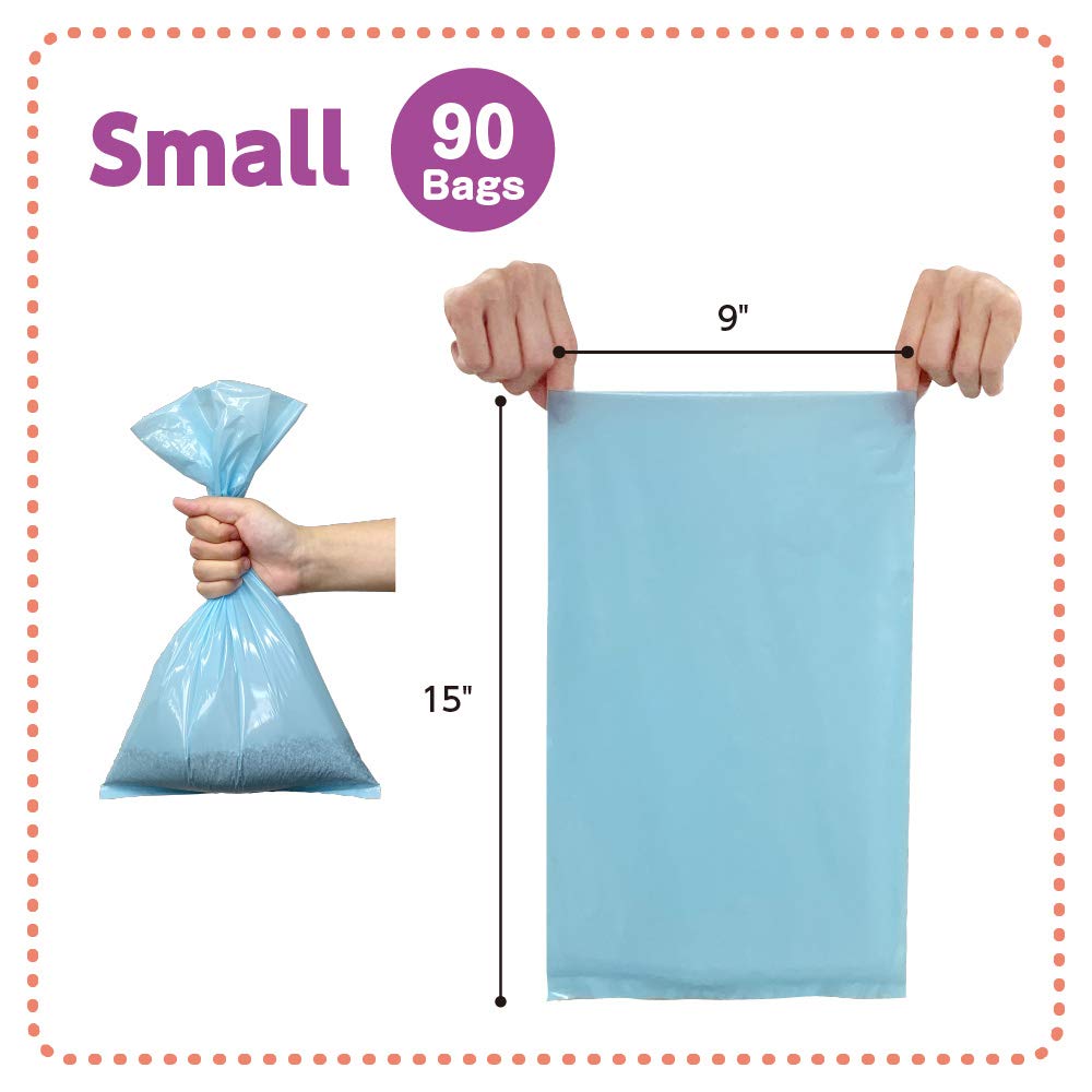 Unscented Cat Waste Bags 90 Count Z39964