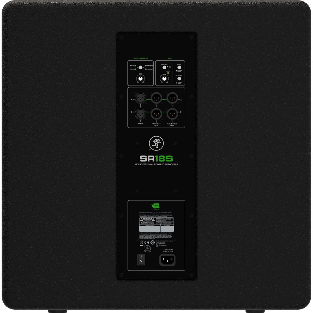 18-Inch 1600W Powered Subwoofer H33930