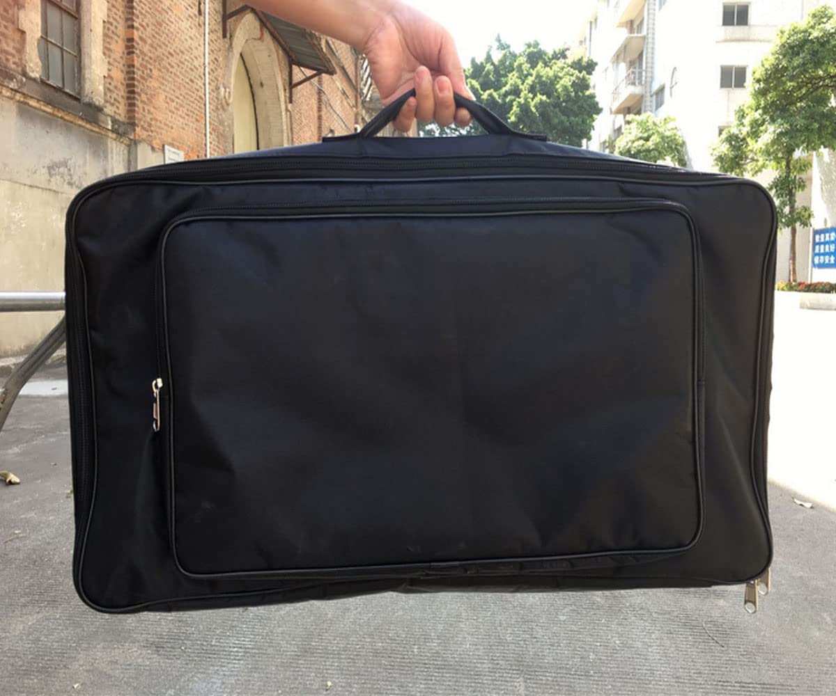 Black Portable Guitar Effects Pedal Board Gig Bag Q584140