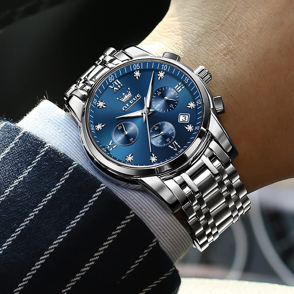 Men Stainless Steel Analog Watch Q8656