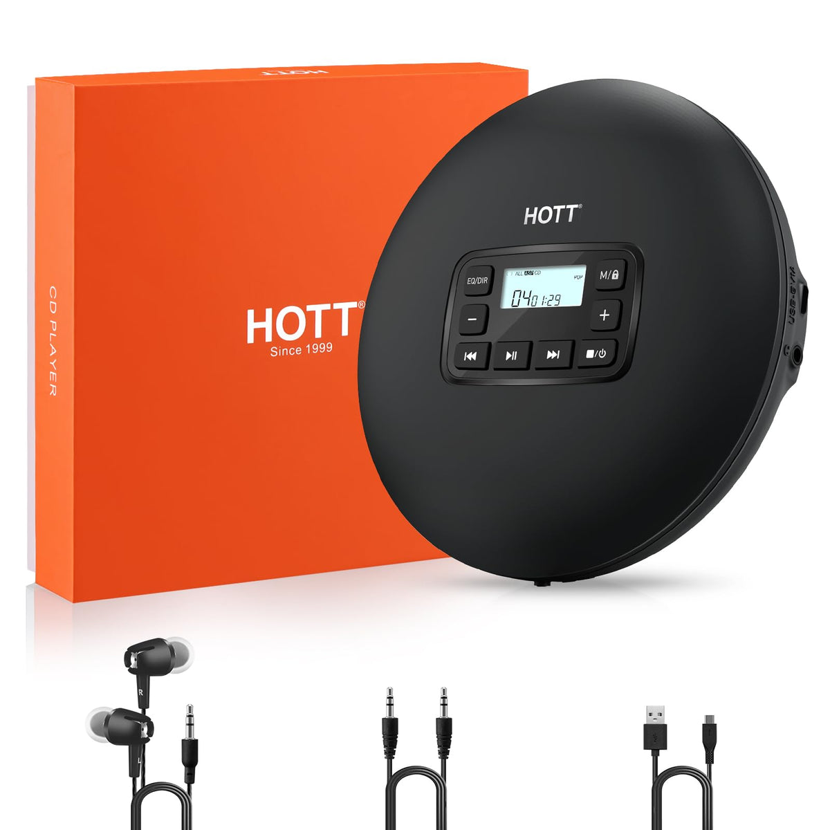 Portable CD Player with Anti-Skip Protection Q984