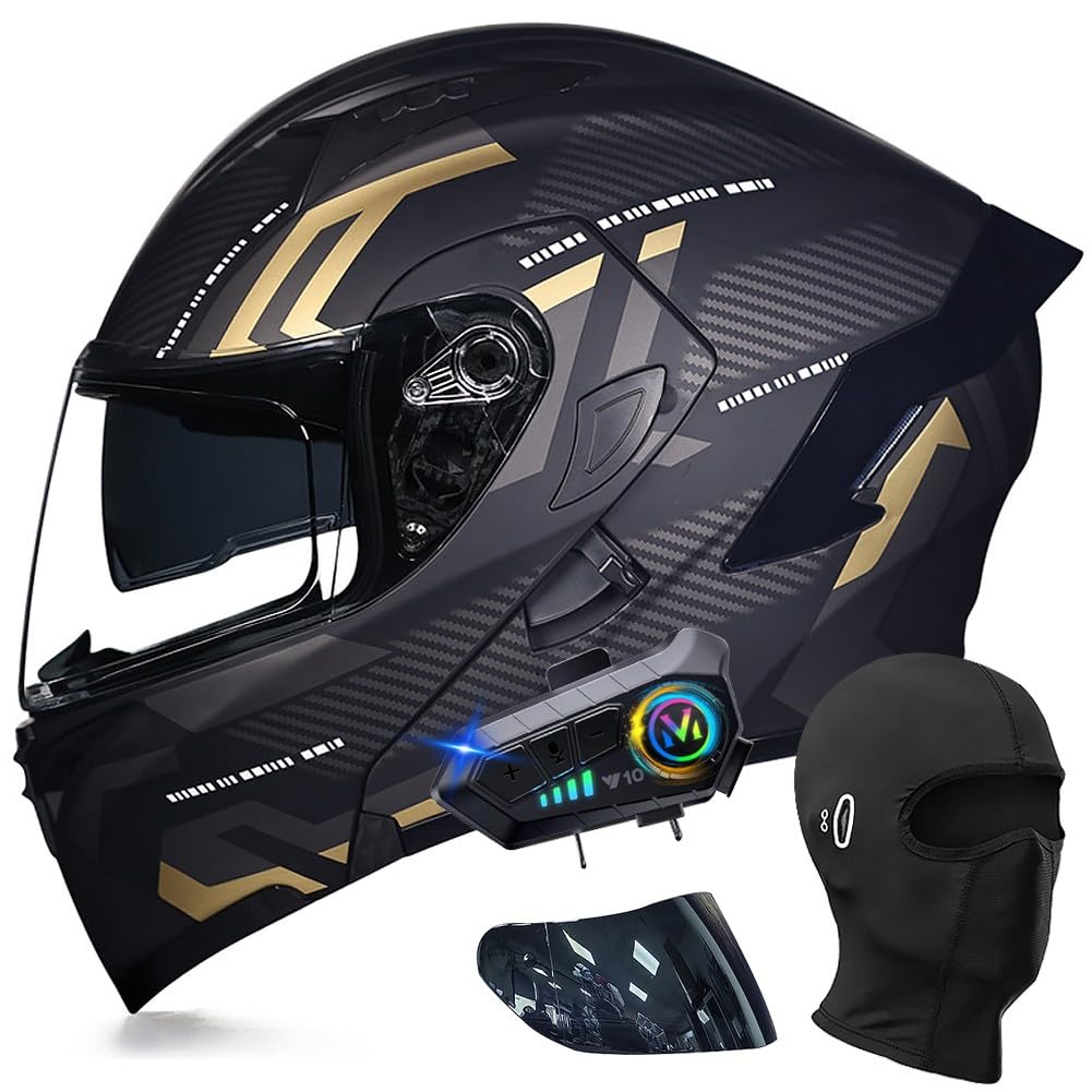 DOT Approved Flip Up Full Face Modular Motorcycle Helmet with Dual Visor Z2795