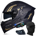 DOT Approved Flip Up Full Face Modular Motorcycle Helmet with Dual Visor Z2795