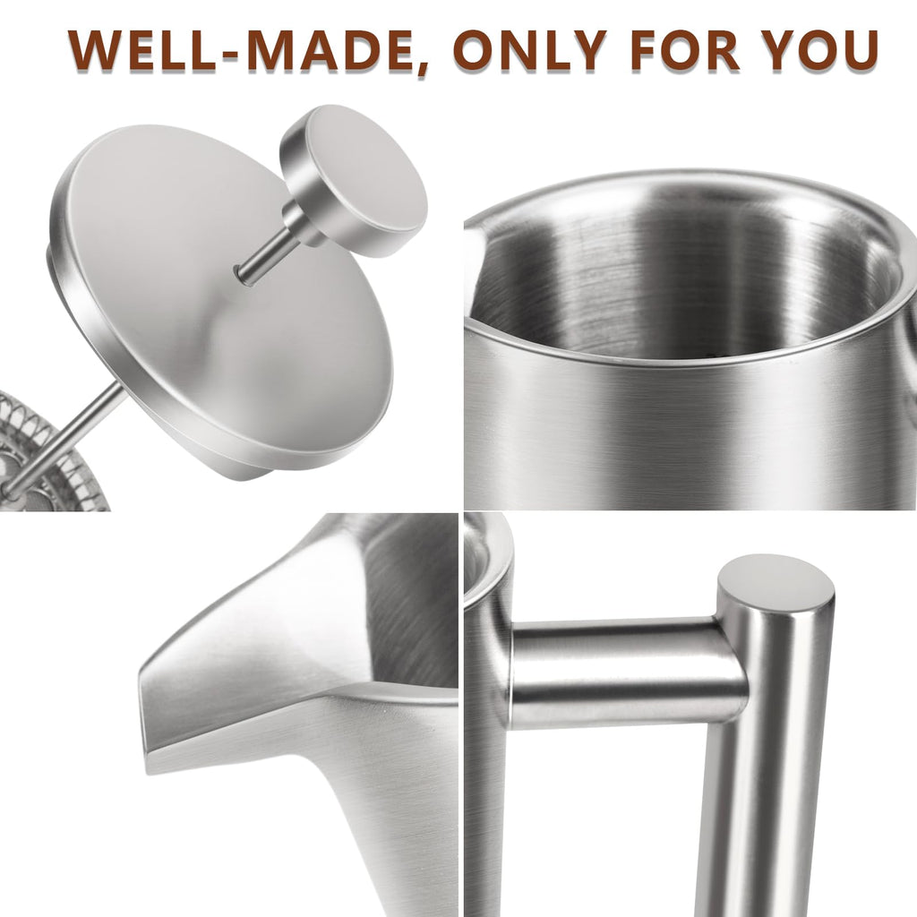 34 OZ Stainless Steel French Press I966090