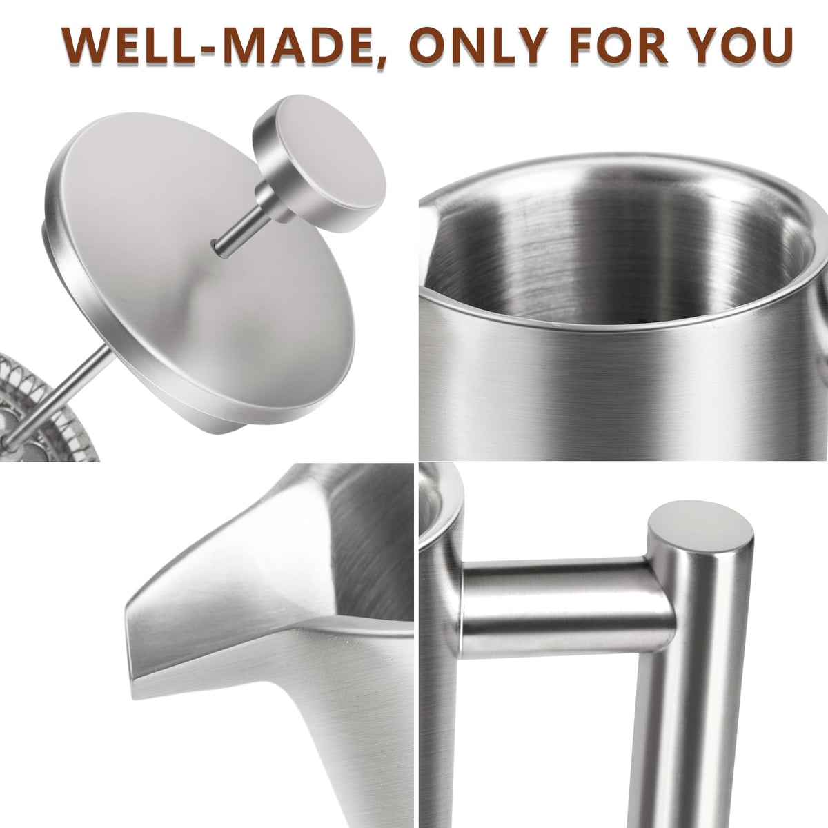 34 OZ Stainless Steel French Press I966090
