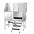 Stainless Steel Dog Washing Station with Stairs V771