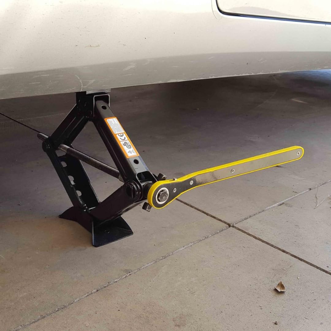 Spare Tire Changing Kit with Scissor Jack and Cross-Wrench V185