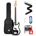 Electric Bass 4 Strings Full-Size Guitar Kit PB-Style Black M831