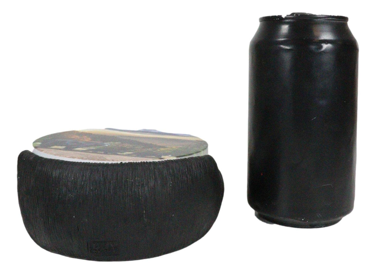 Black Bear Paw Coaster Set with 4 Coasters O158