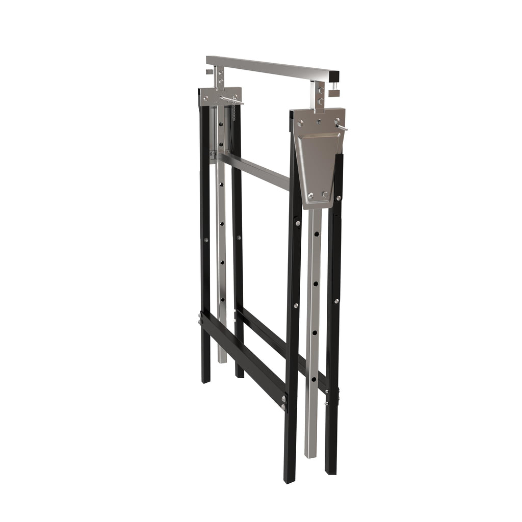 Heavy Duty Steel Sawhorse Brackets 2 Pack Adjustable Folding 330 lbs Capacity V4710