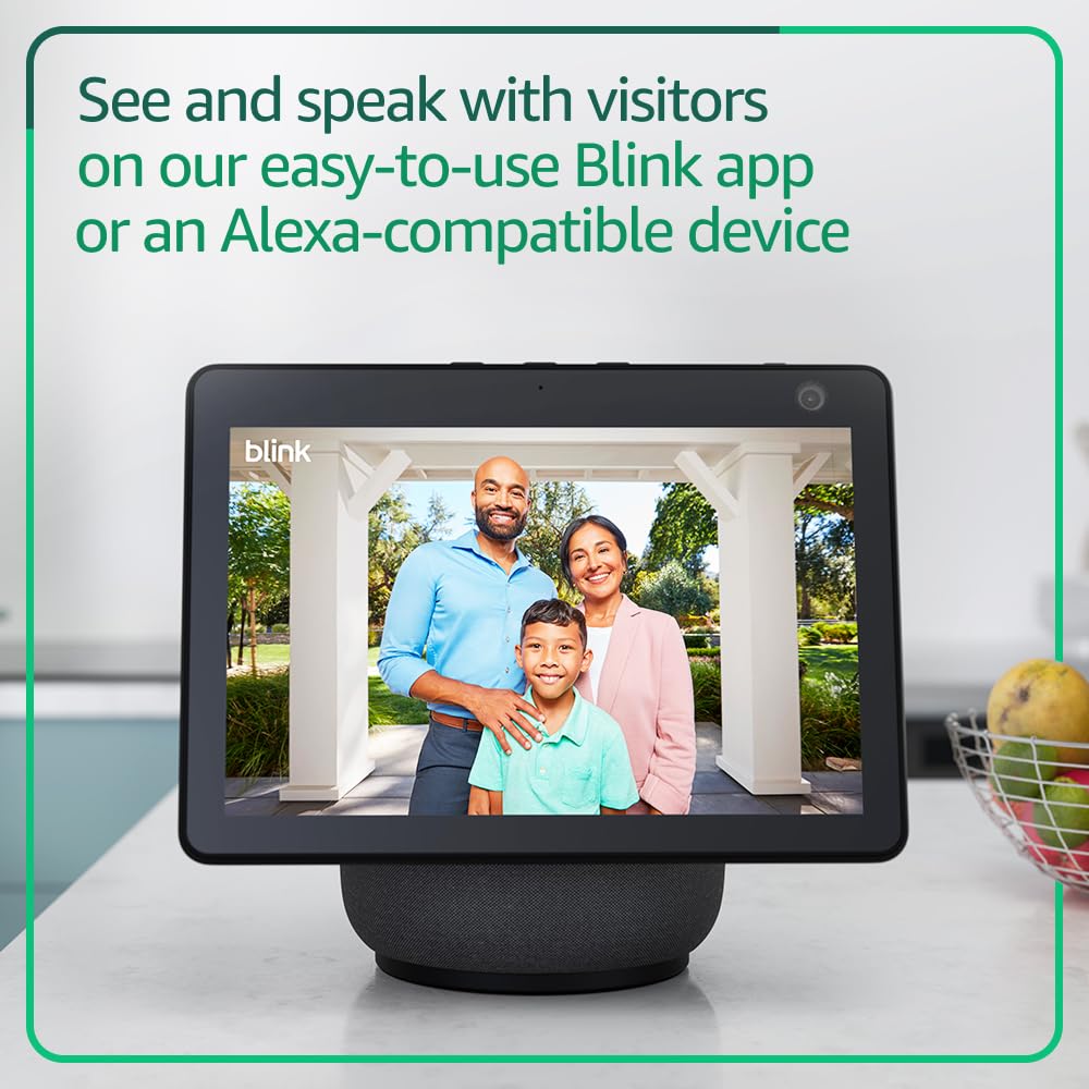 Wireless Smart Security Camera System with Video Doorbell W1140