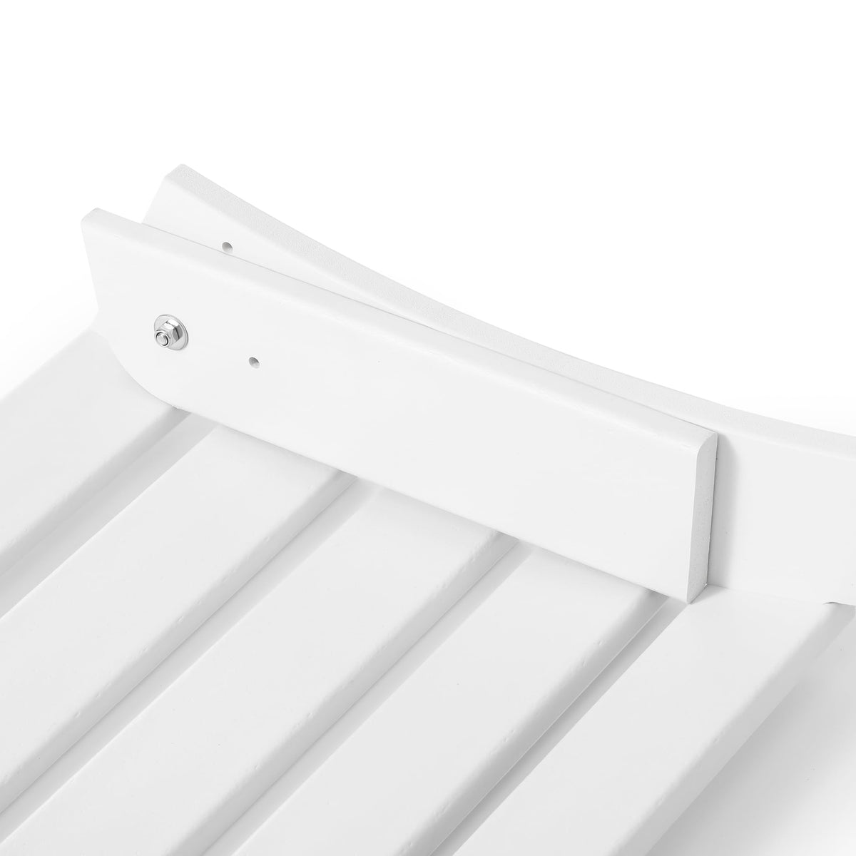 White All Weather Poly Lumber Adirondack Ottoman H70231