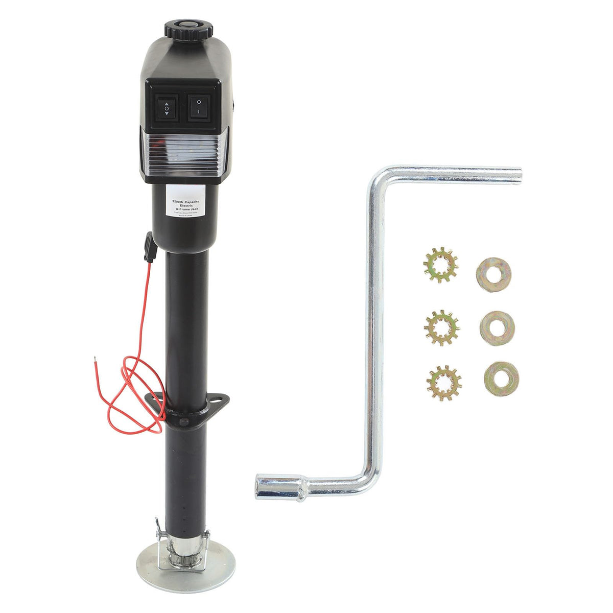 Electric Trailer Jack 3500lbs Heavy Steel D290
