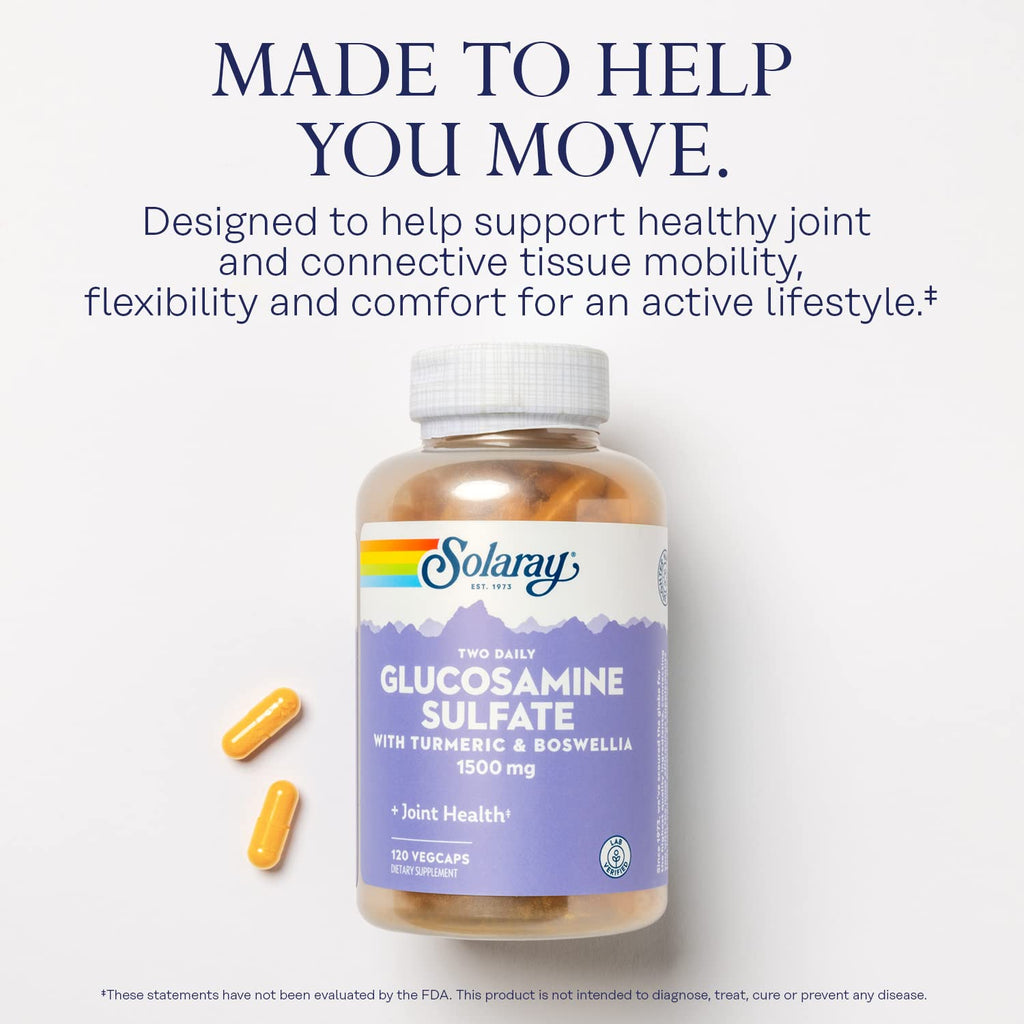Glucosamine Sulfate 1500 mg 120 VegCaps V4542