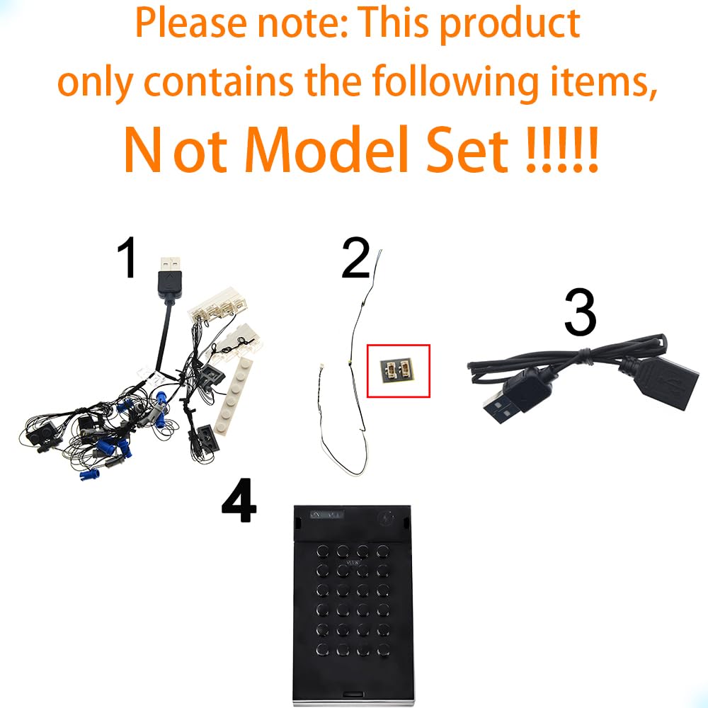 LED Light Kit for Race Car Building Model P6218