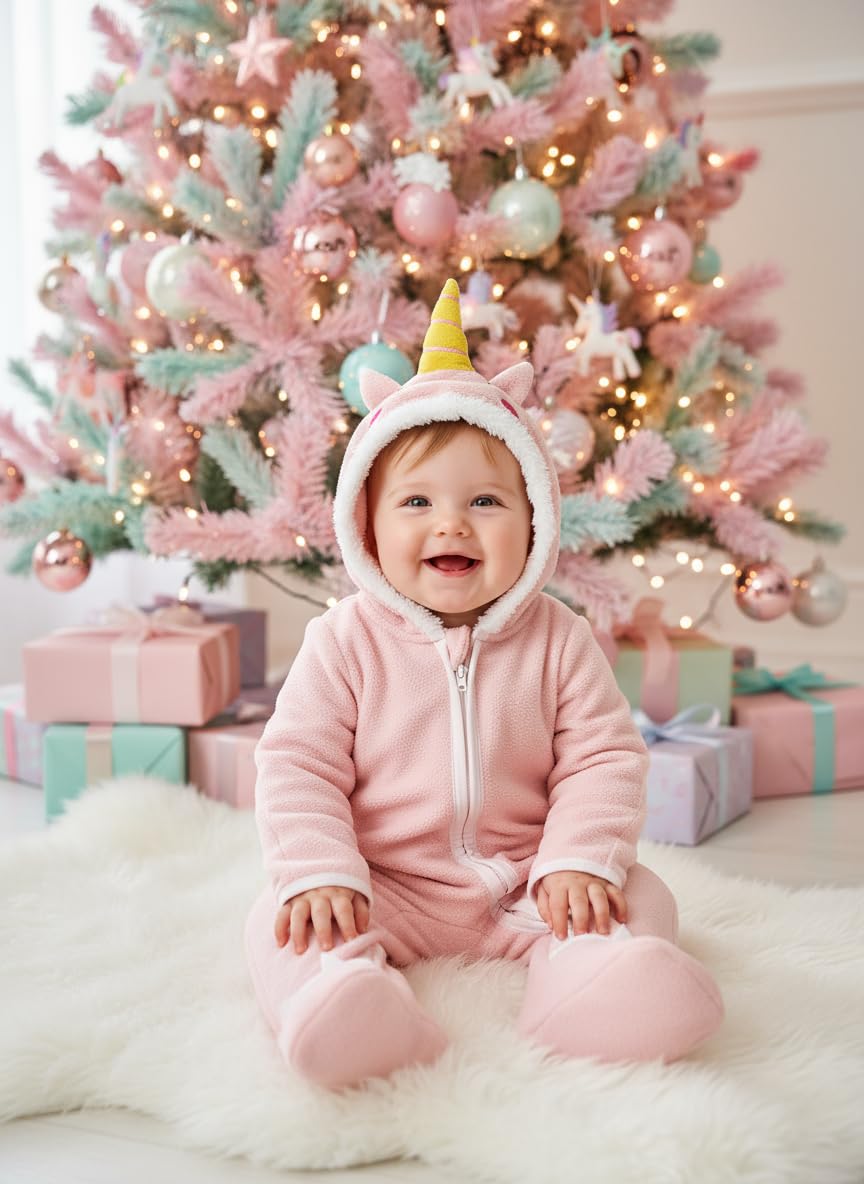 Baby Fleece Hooded Footie 18-24 Months F43132
