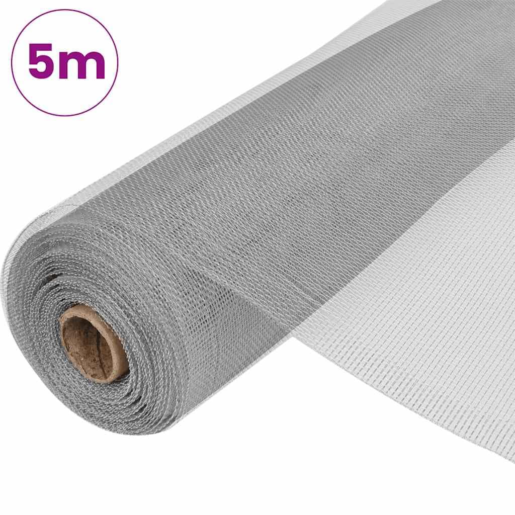 Aluminum Mesh Screen 39.4x196.9 in Silver N112