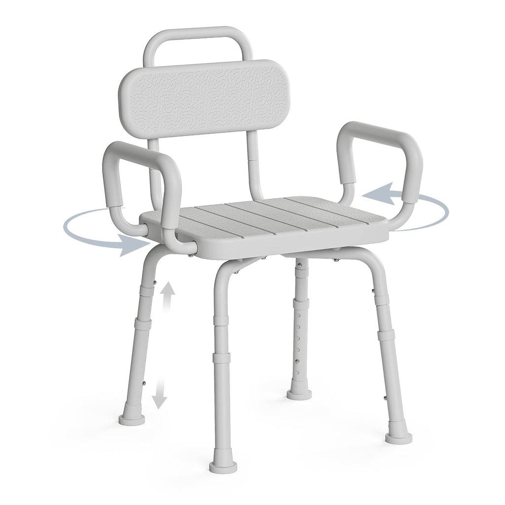 Swivel Shower Chair with Back and Arm V803270