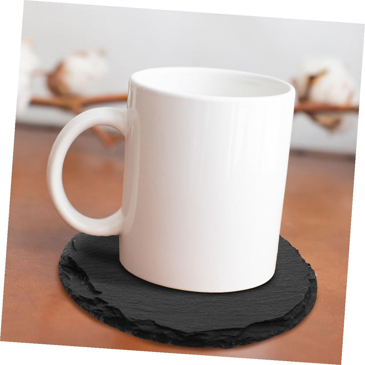 6pcs Stone Coasters Set with Non Slip Bottom C46989