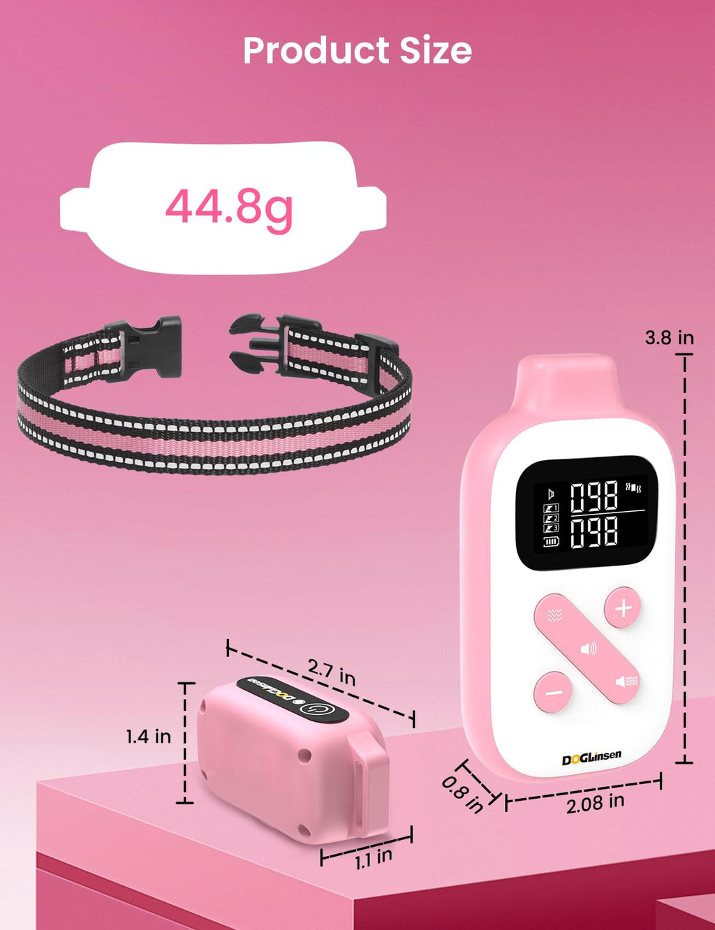Beep and Vibrating Dog Collar with Remote A67431