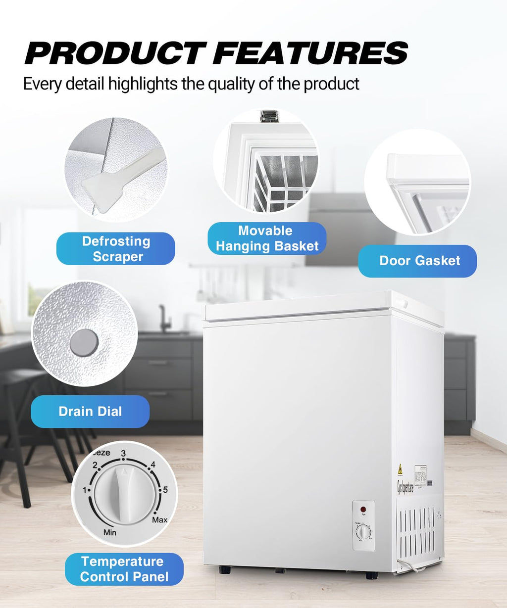5 Cubic Feet Chest Freezer Z67902