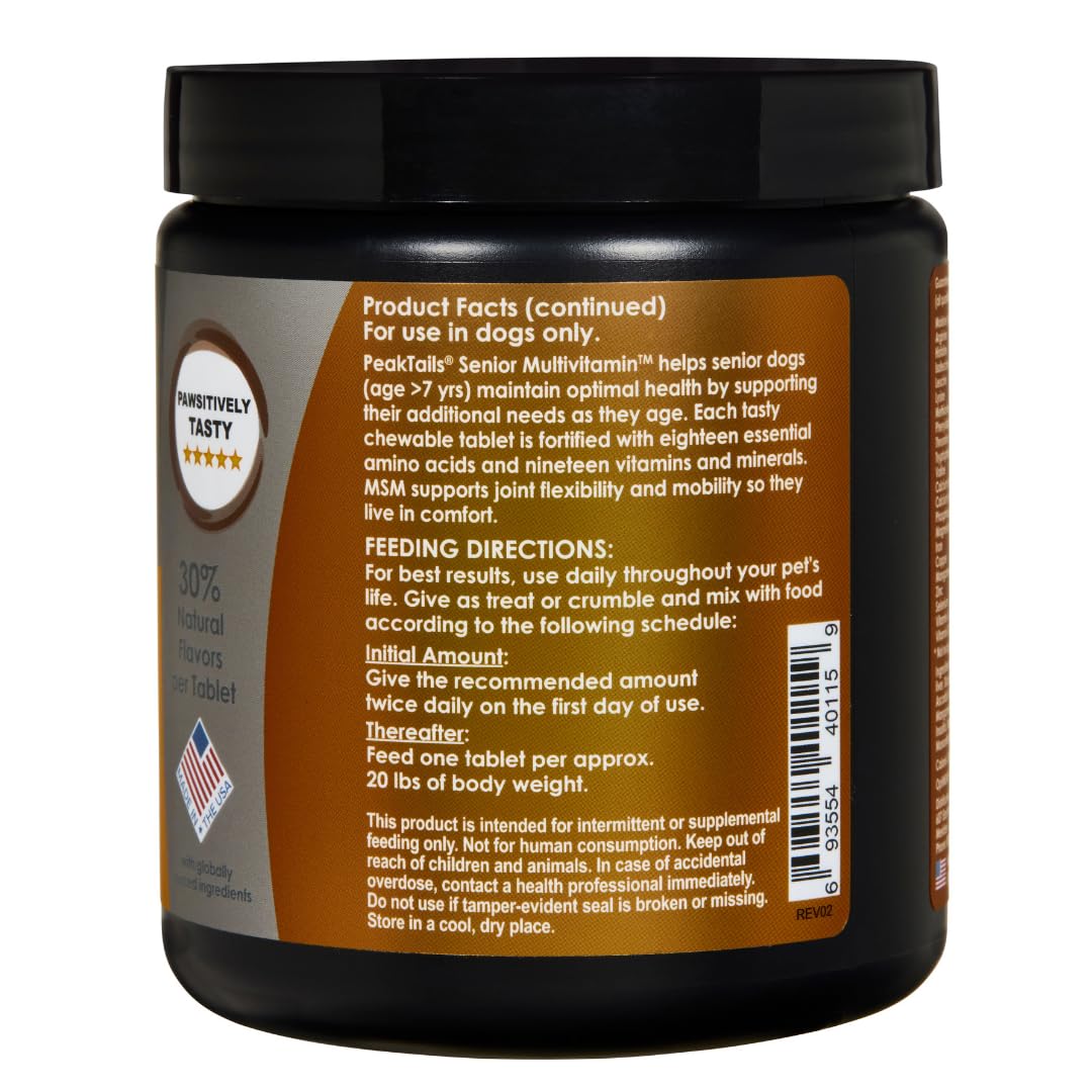Senior Multivitamin for Dogs, 150 Count M501