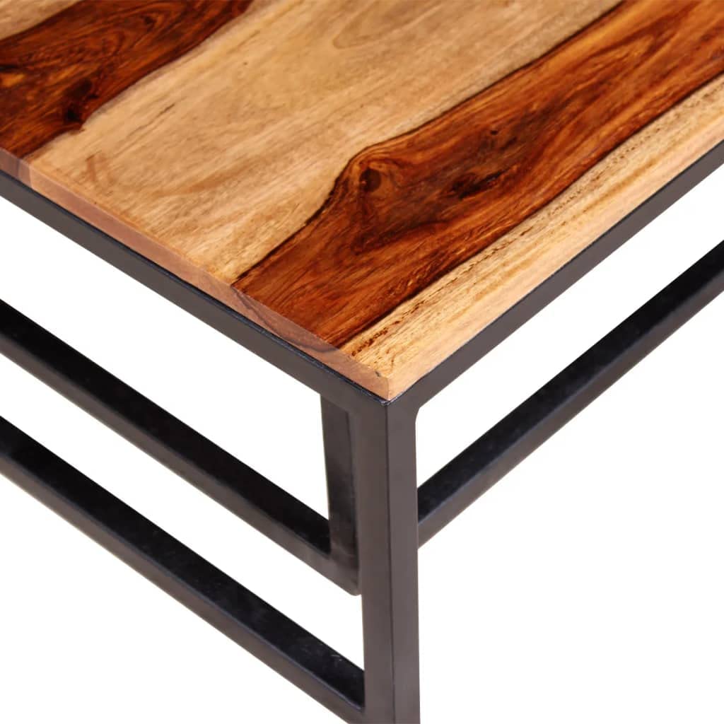 Two Piece Nesting Solid Sheesham Wood Coffee Table Set H928485