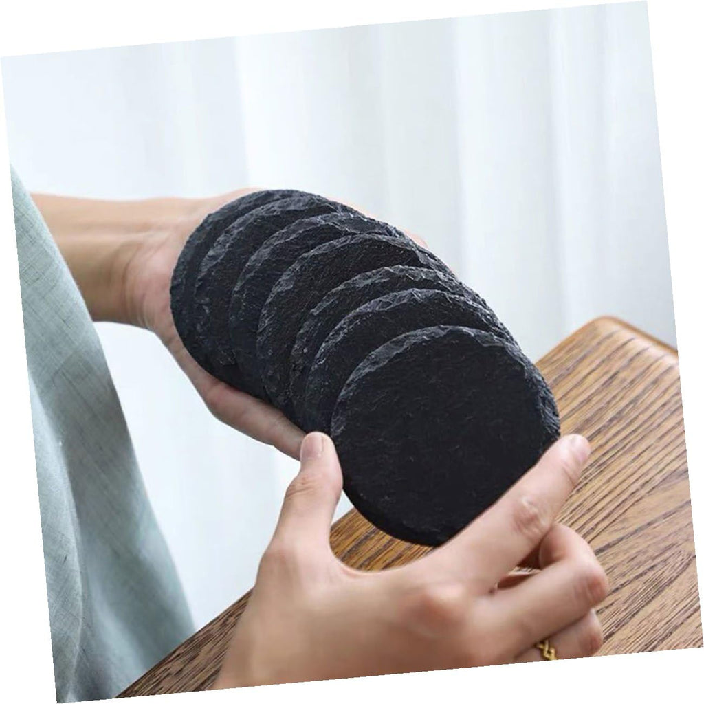 6pcs Stone Coasters Set with Non Slip Bottom C46989