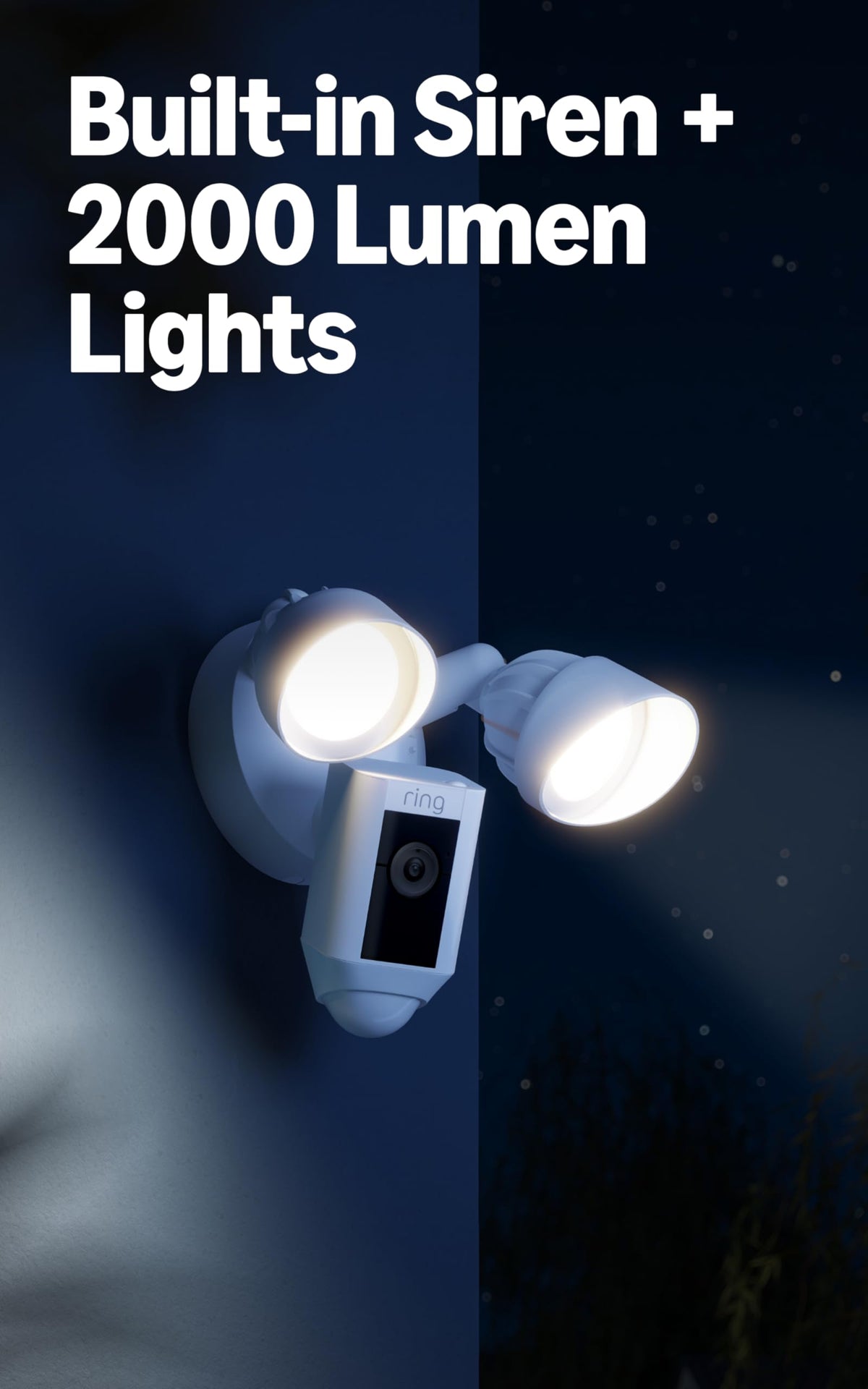 Wired Floodlight Cam White X9151