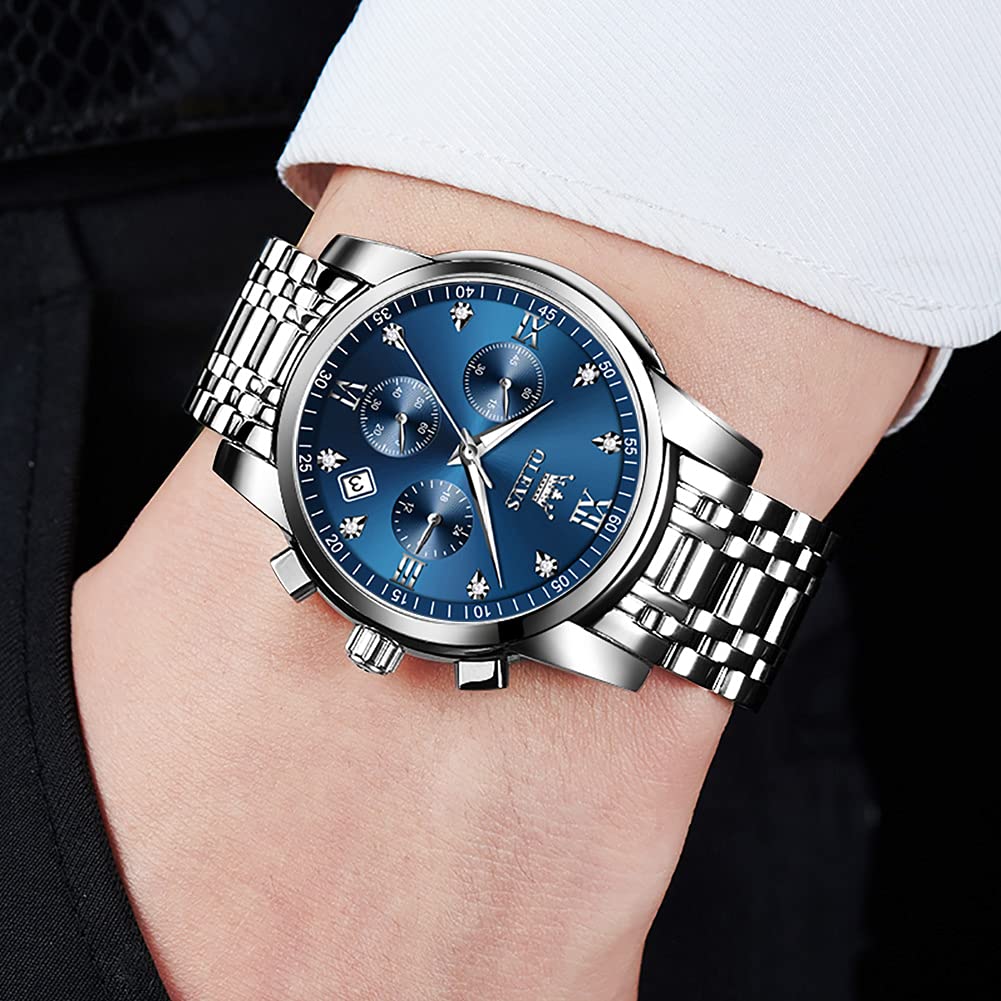 Men Stainless Steel Analog Watch Q8656
