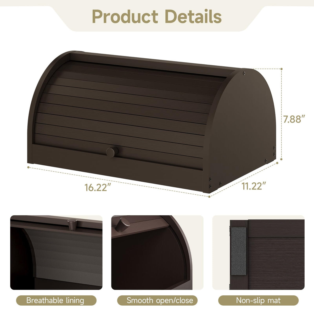Roll-Top Bread Box U982131