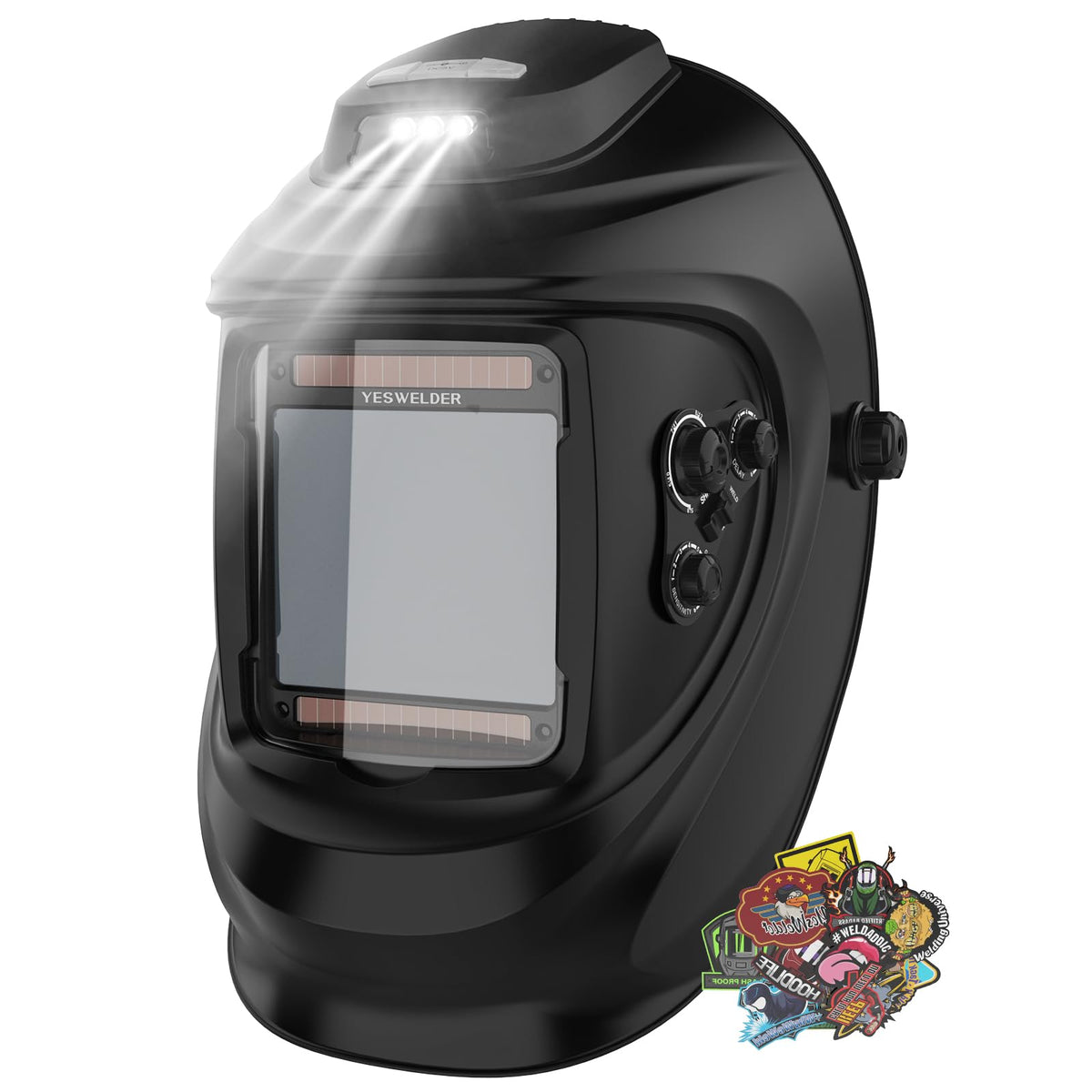 Welding Helmet with Fan and Work Light E33025