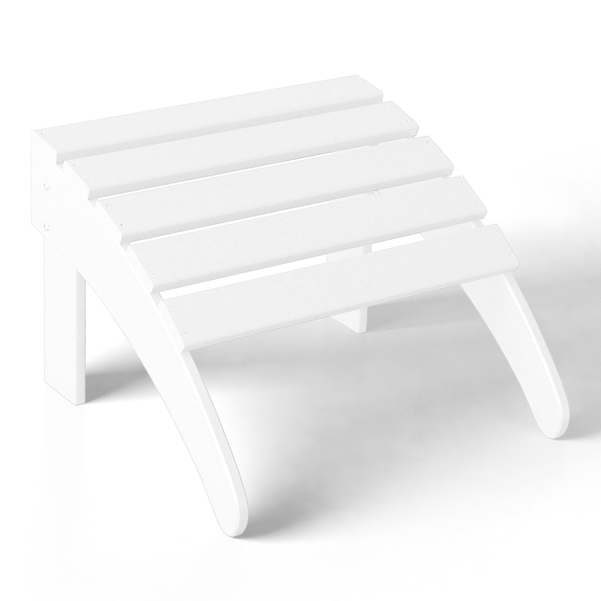White All Weather Poly Lumber Adirondack Ottoman H70231