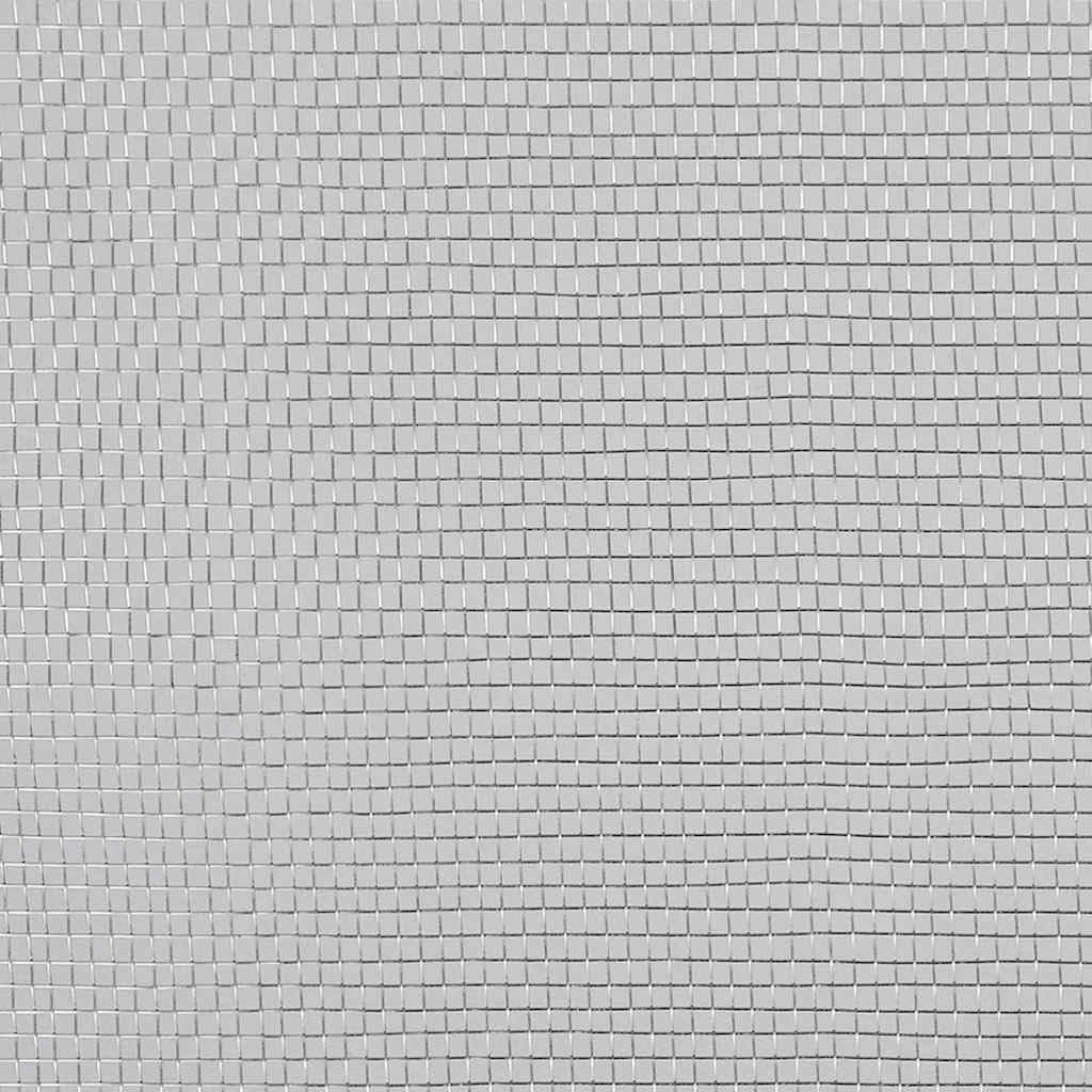 Aluminum Mesh Screen 39.4x196.9 in Silver N112