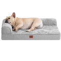 Medium Grey Memory Foam Dog Bed B485