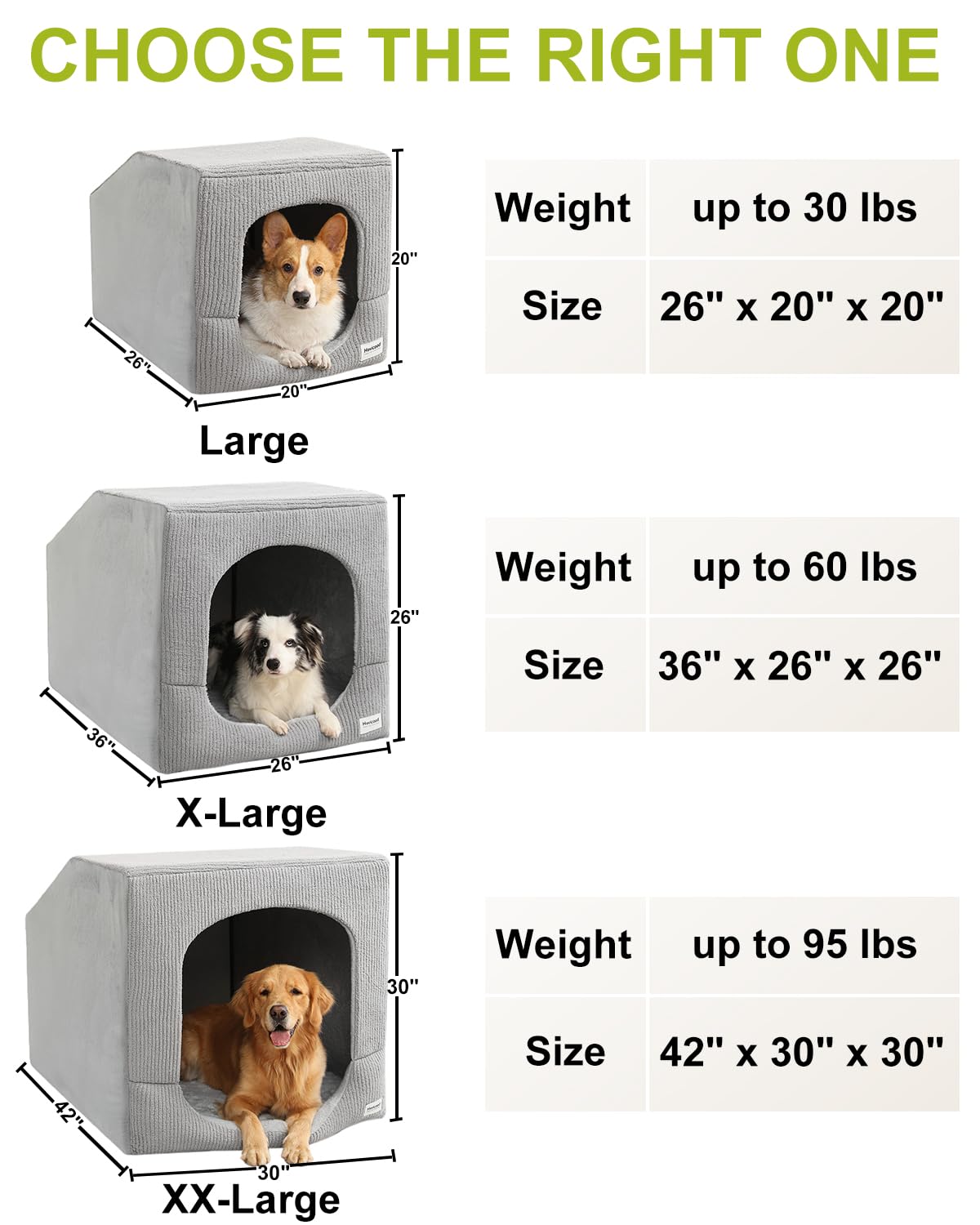 Small Dog House with Dog Cave Bed X121712