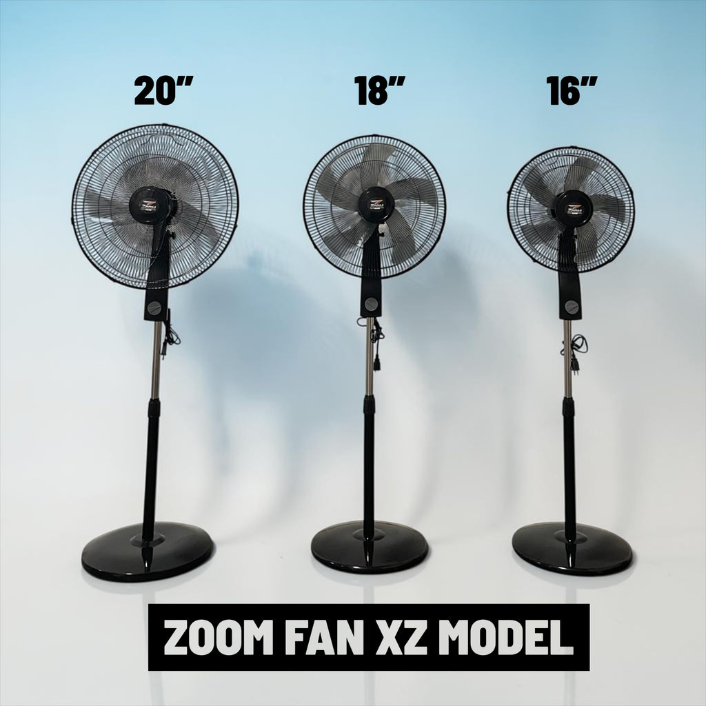 Black 2 Pack 16 inch Pedestal Stand Fan K865
